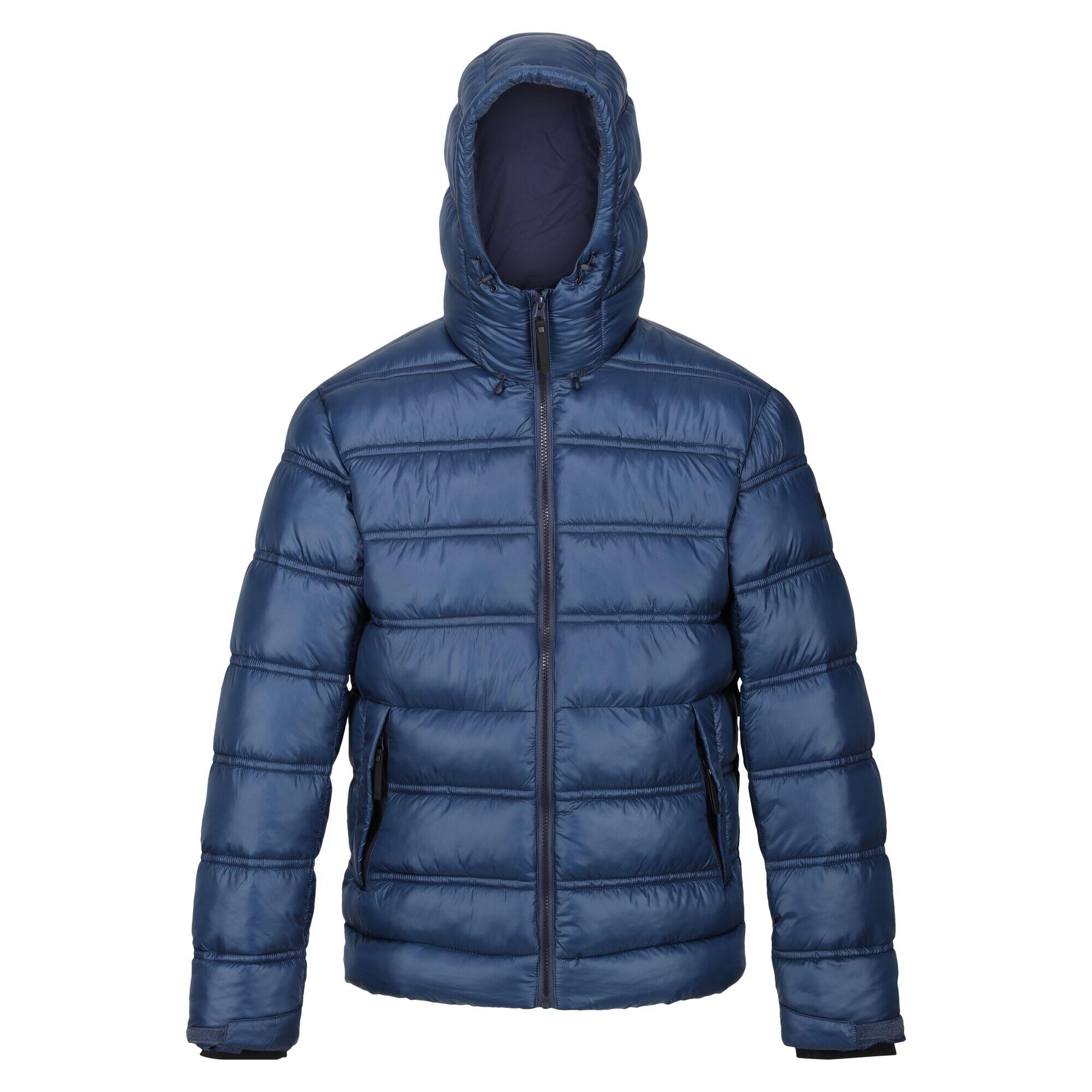 REGATTA Mens Toploft III Baffled Padded Jacket (Admiral Blue)