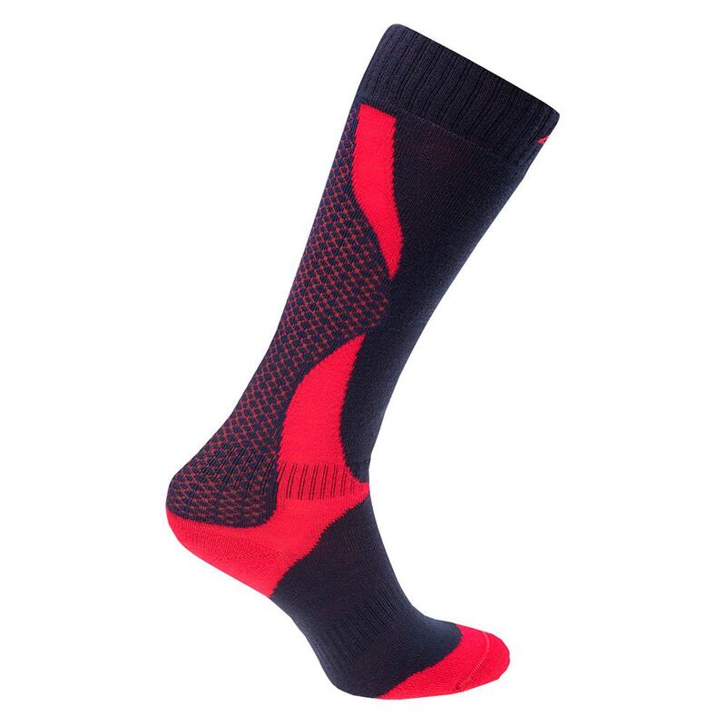 Chaussettes de ski ERIZ Enfant (Bleu sombre / Rose vif)