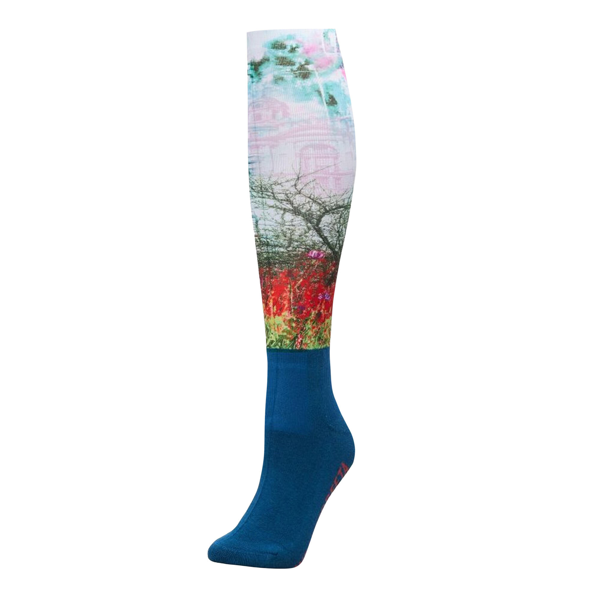 WEATHERBEETA Unisex Adult Streetscape Knee High Socks (Multicoloured)