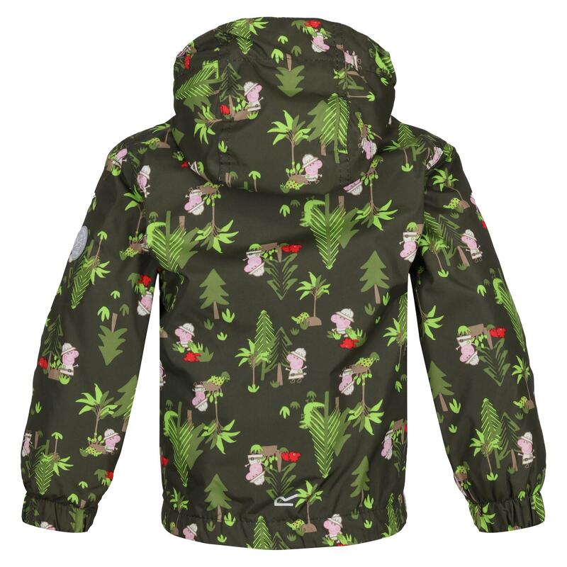 Chaqueta Acolchada Muddy Puddle para Niños/Niñas Caqui Oscuro