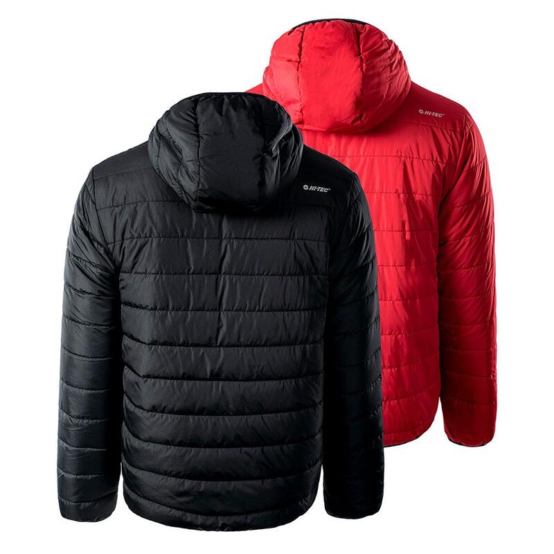 Veste matelassée HALDEN Homme (Noir / Rouge sang)