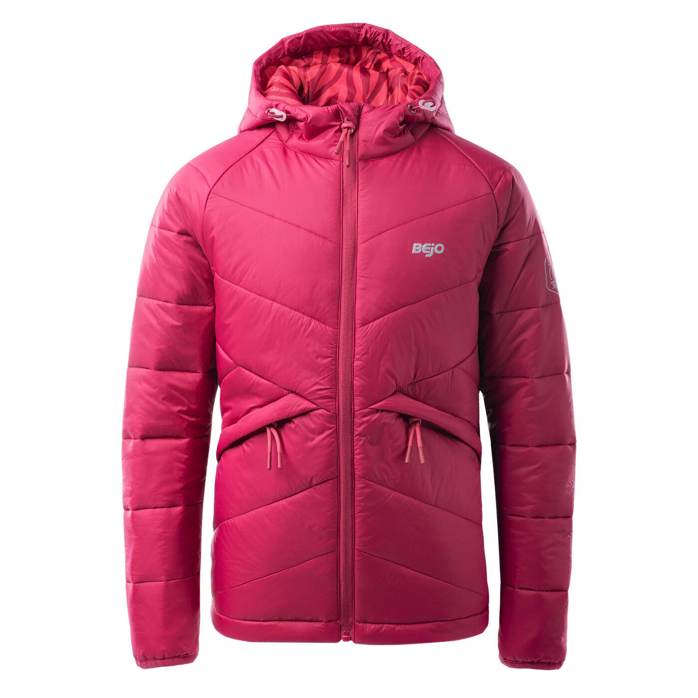 Bejo - Veste Matelassée Fumio Fille (cerises Jubilé) - Doudoune Duvet - Rose - 10 À 12 Ans - Decathlon