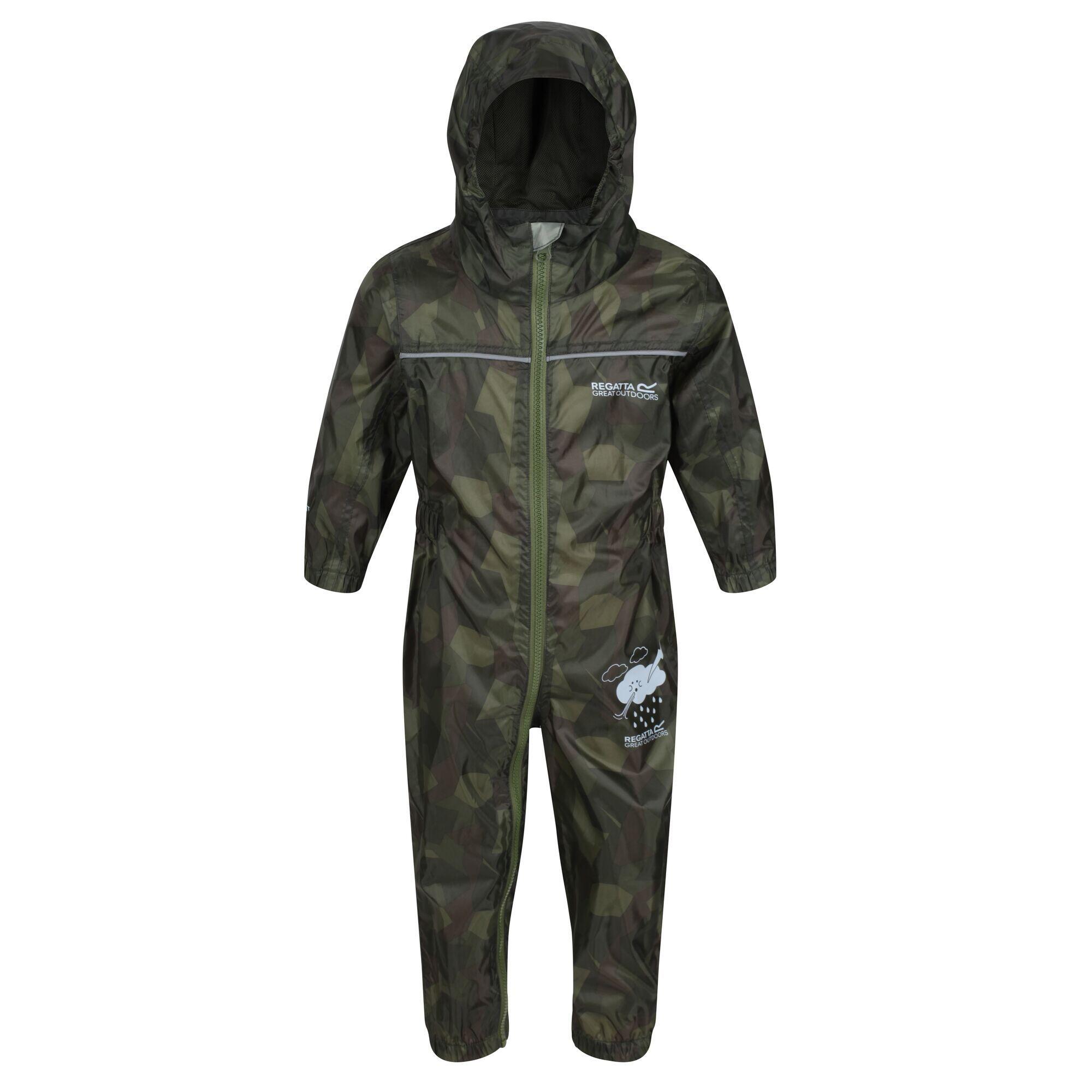 Baby raincoat (Dark green Camouflage)