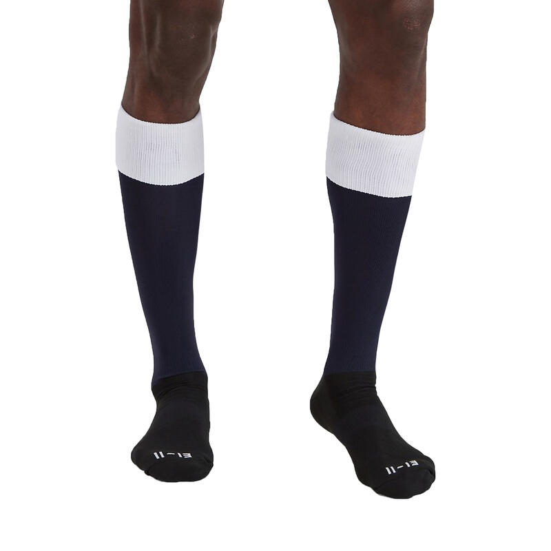 Chaussettes de rugby Homme (Bleu marine / Blanc)