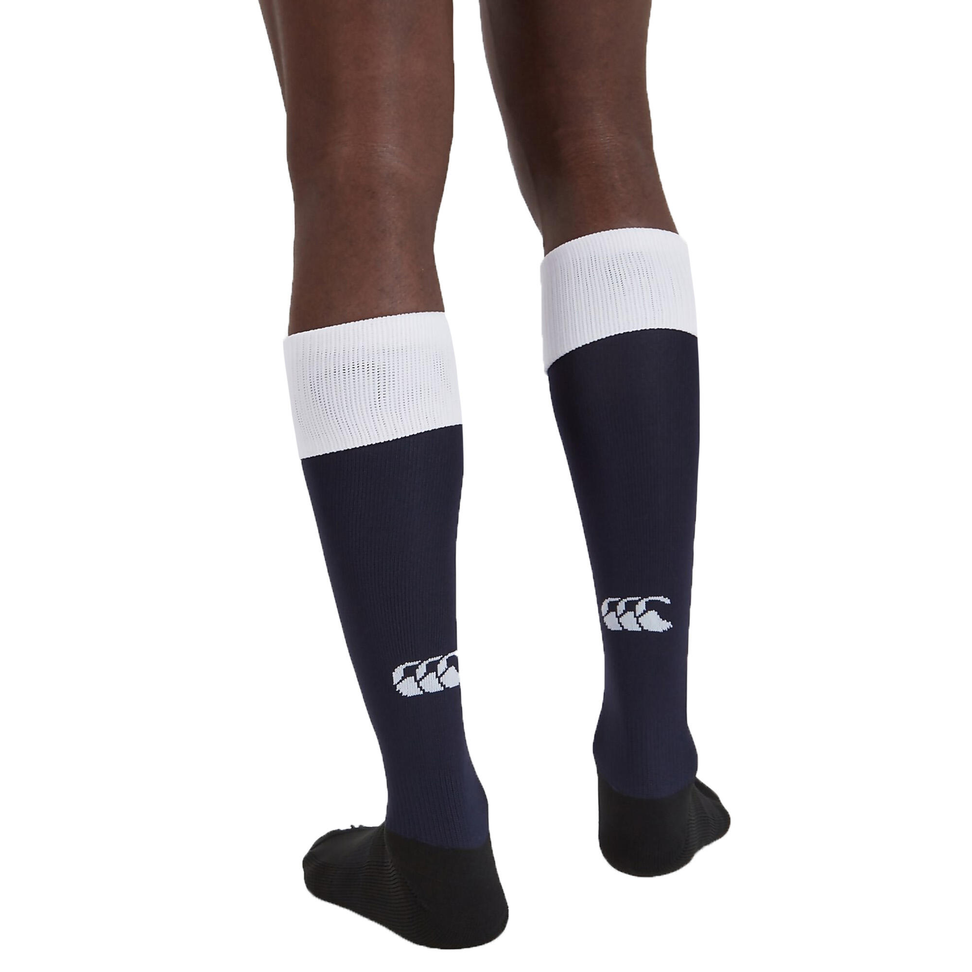 Mens Team Rugby Socks (Navy/White) 2/3
