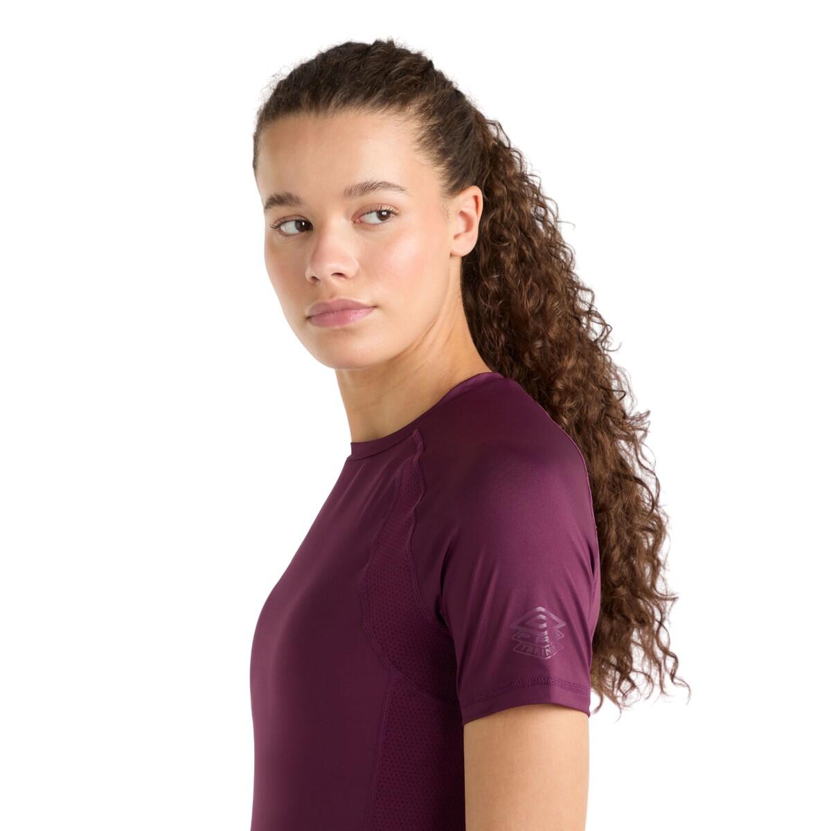 Womens/Ladies Pro Training Polyester TShirt (Potent Purple/Mauve) 4/4