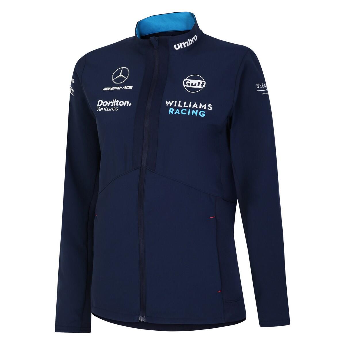 UMBRO Womens/Ladies ´23 Williams Racing Performance Sport Jacket (Peacoat/Diva Blue)