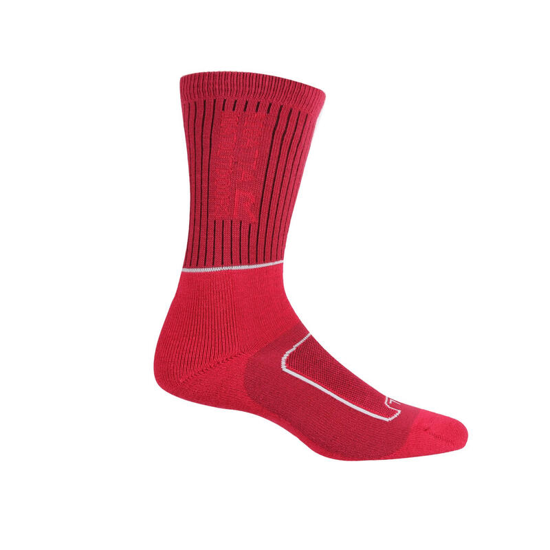 Dames Samaris 2 seizoenen sokken voor laarzen (Kersenroze/Wit)