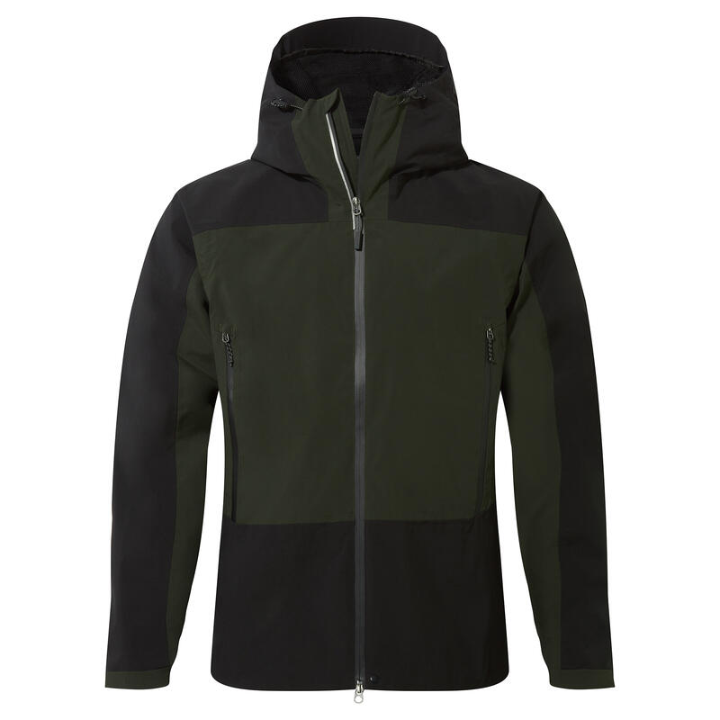 Veste imperméable EXPERT Homme (Vert kaki / Noir)