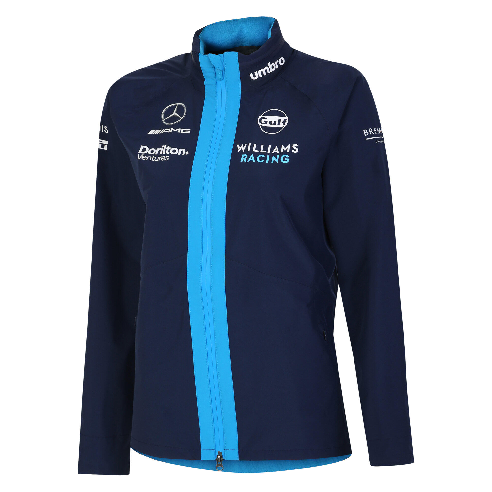 Womens/Ladies ´23 Williams Racing Performance Jacket (Peacoat/Diva Blue) 1/4