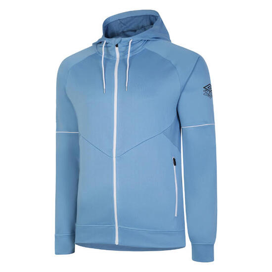 Veste À Capuche PRO TRAINING Homme (Bleu Pastel Foncé / Blanc)