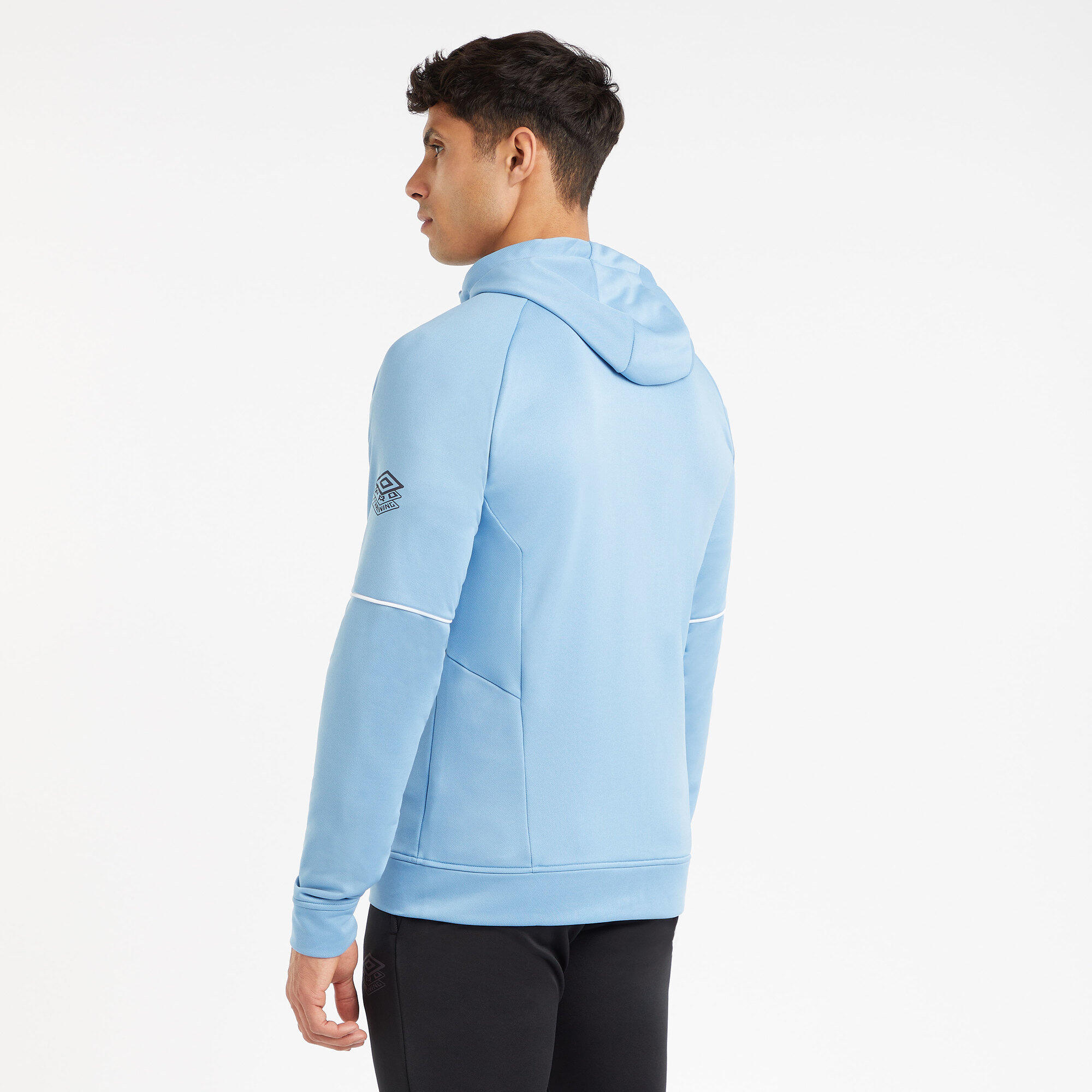 Veste À Capuche PRO TRAINING Homme (Bleu Pastel Foncé / Blanc) 2/4