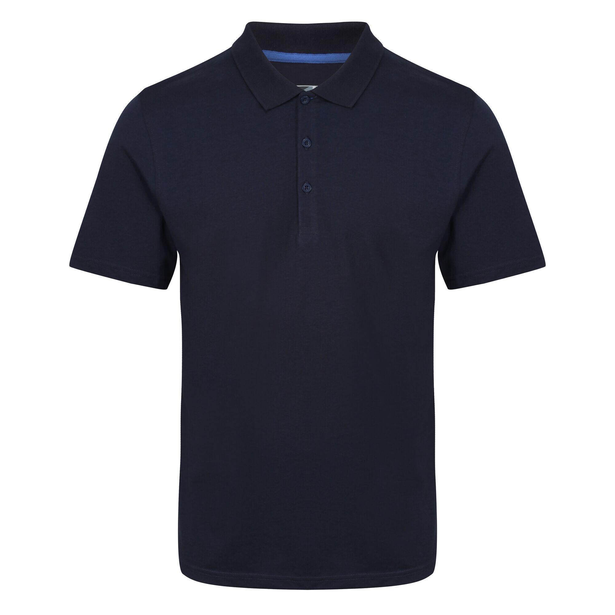 Mens Essentials Polo Shirt (Pack of 3) (Grey/Black/Navy) 1/5