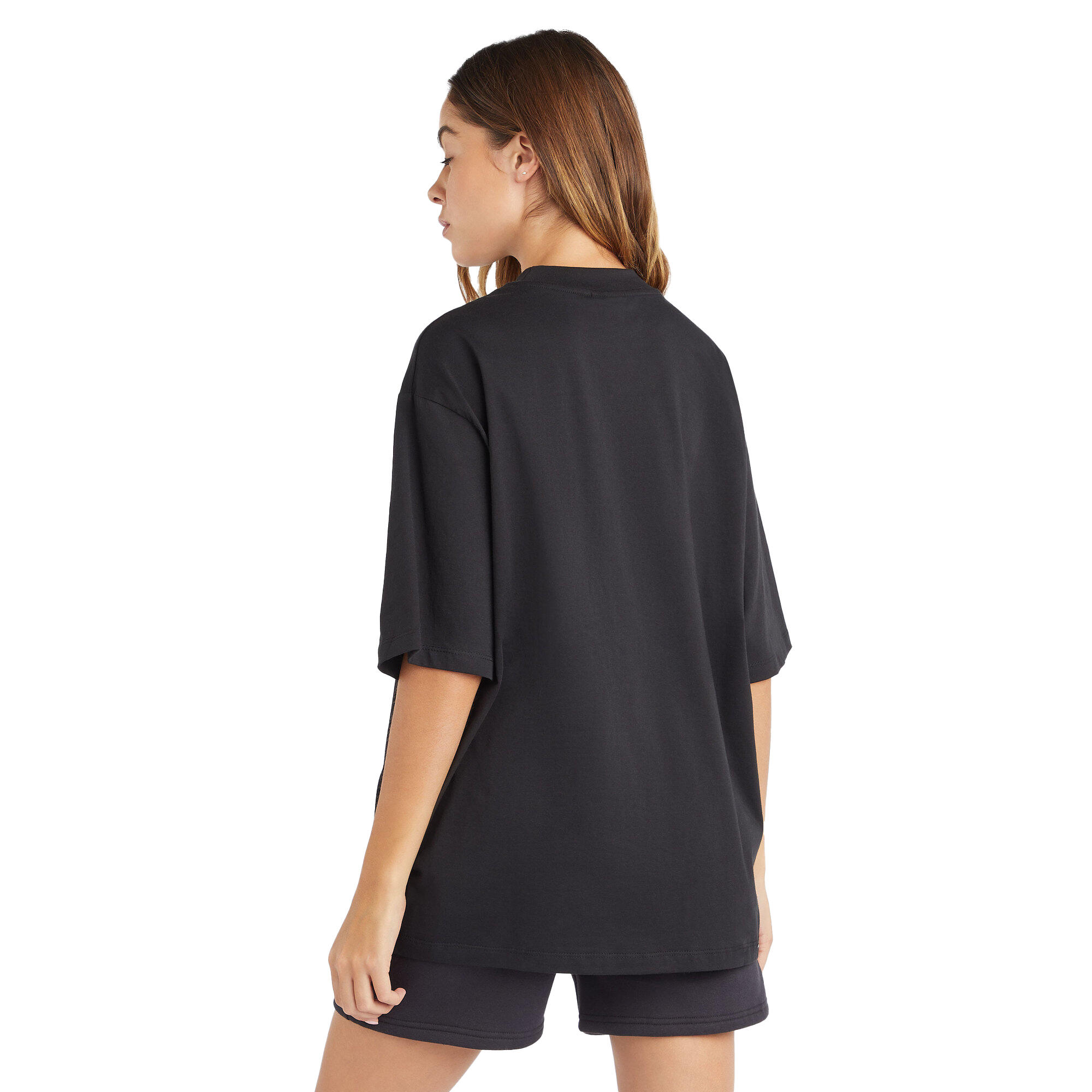 Womens/Ladies Core Oversized TShirt (Black) 2/3