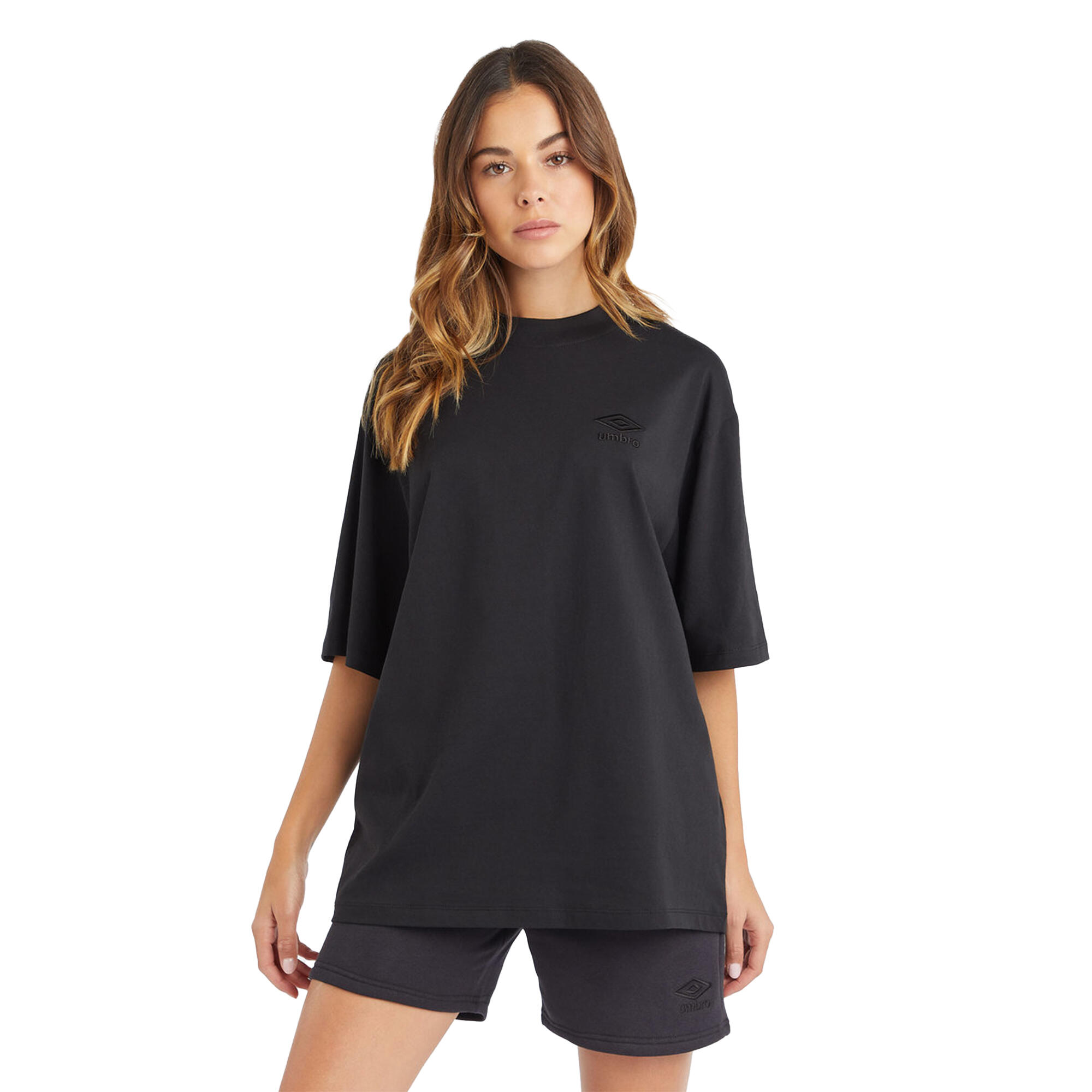 Womens/Ladies Core Oversized TShirt (Black) 3/3