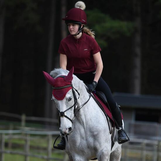Prime" Base Layer Oberteil für Damen Weinrot