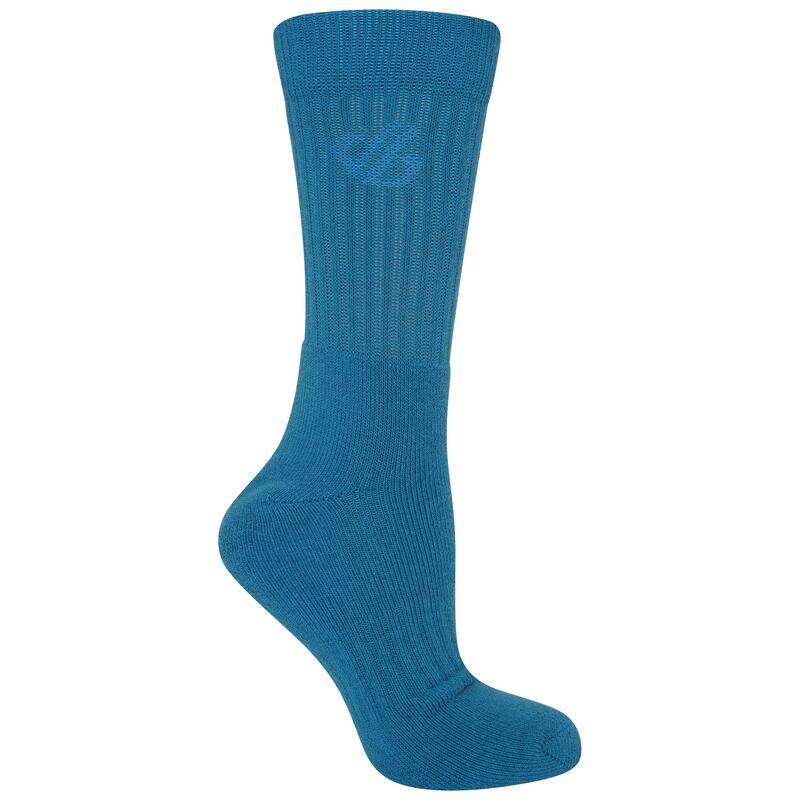 Calcetines Deportivos Essentials para Adultos Unisex Pack de 3 Azul Fiordo