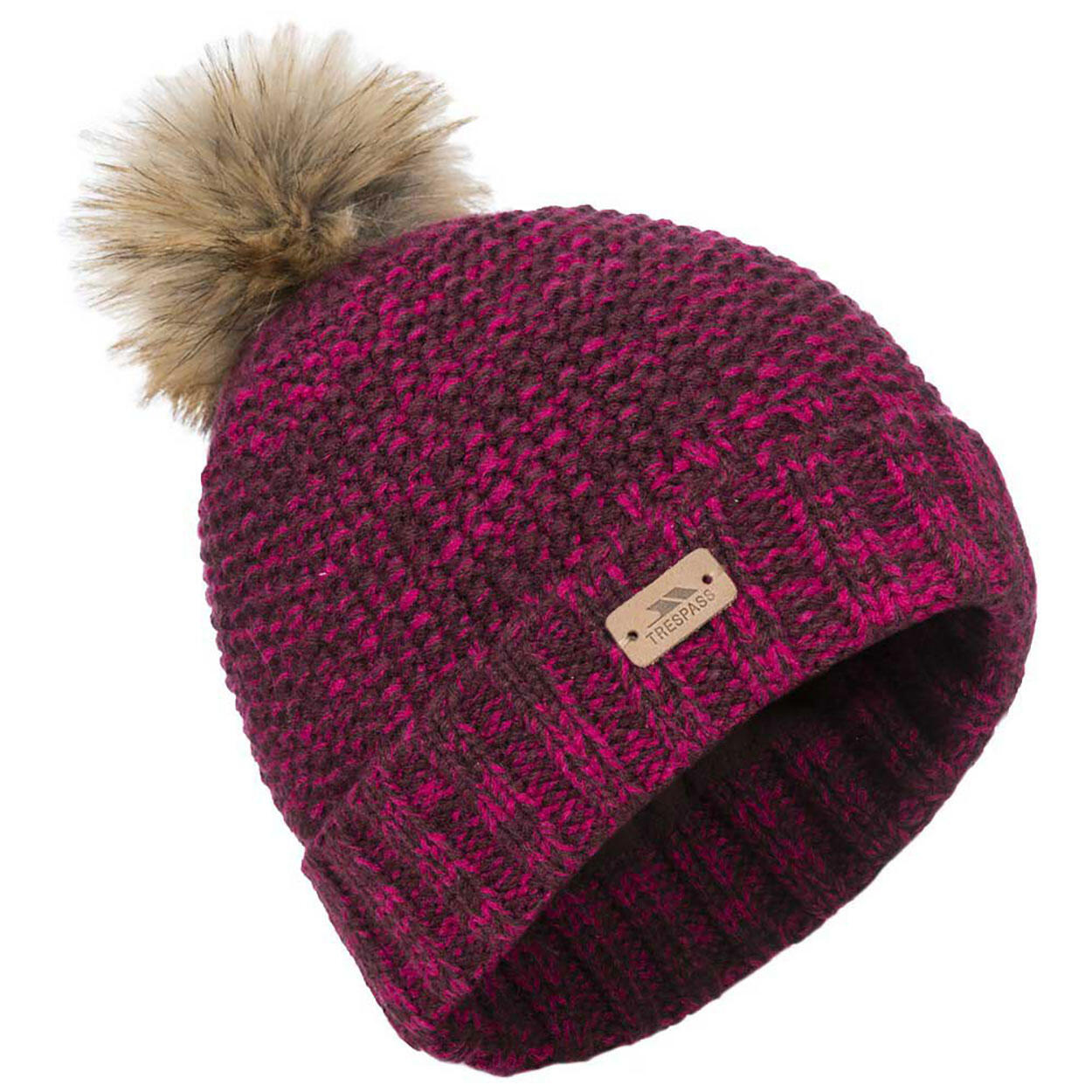 Women's KELLISA pompom hat (Purple)