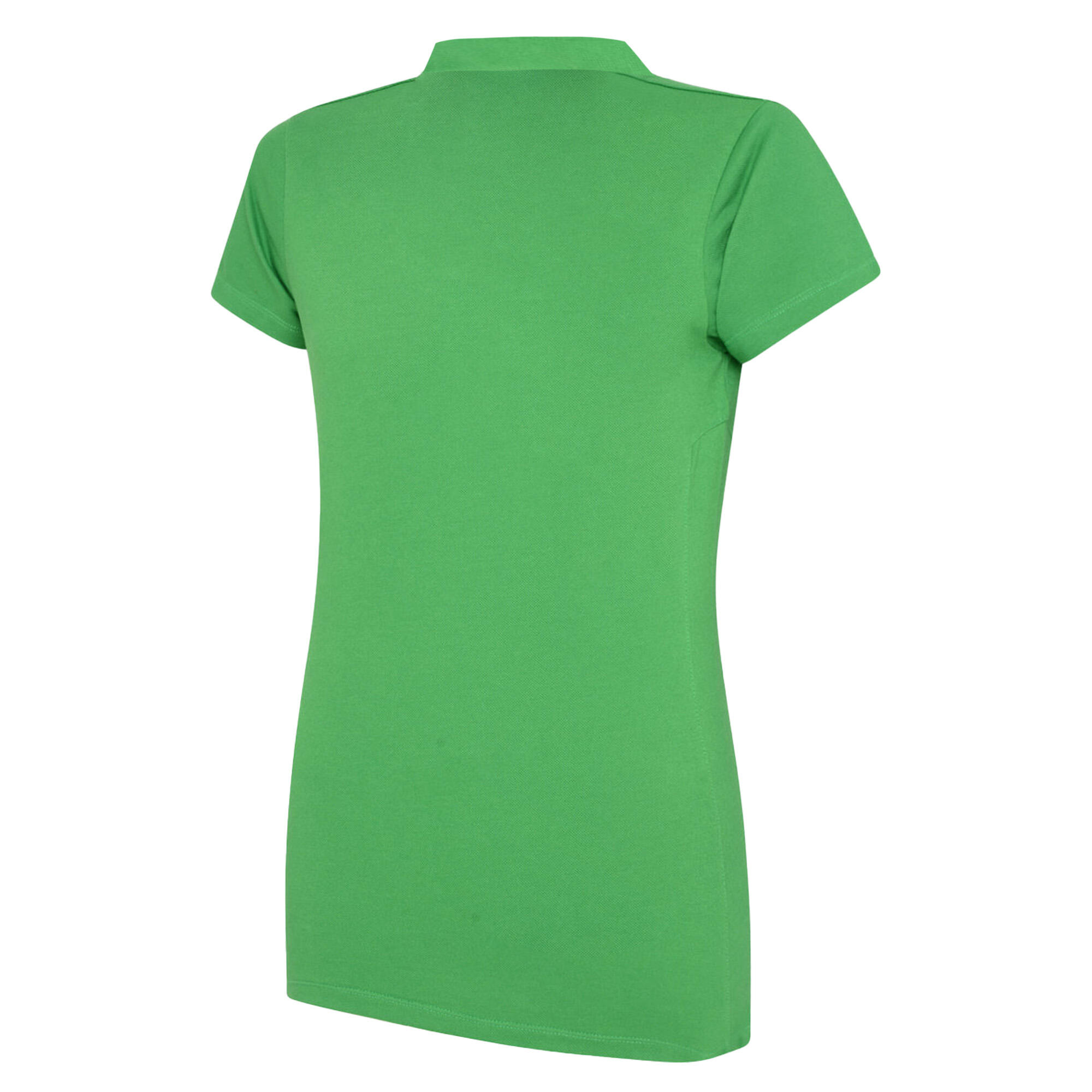 Polo CLUB ESSENTIAL Femme (Émeraude / Blanc) 2/3
