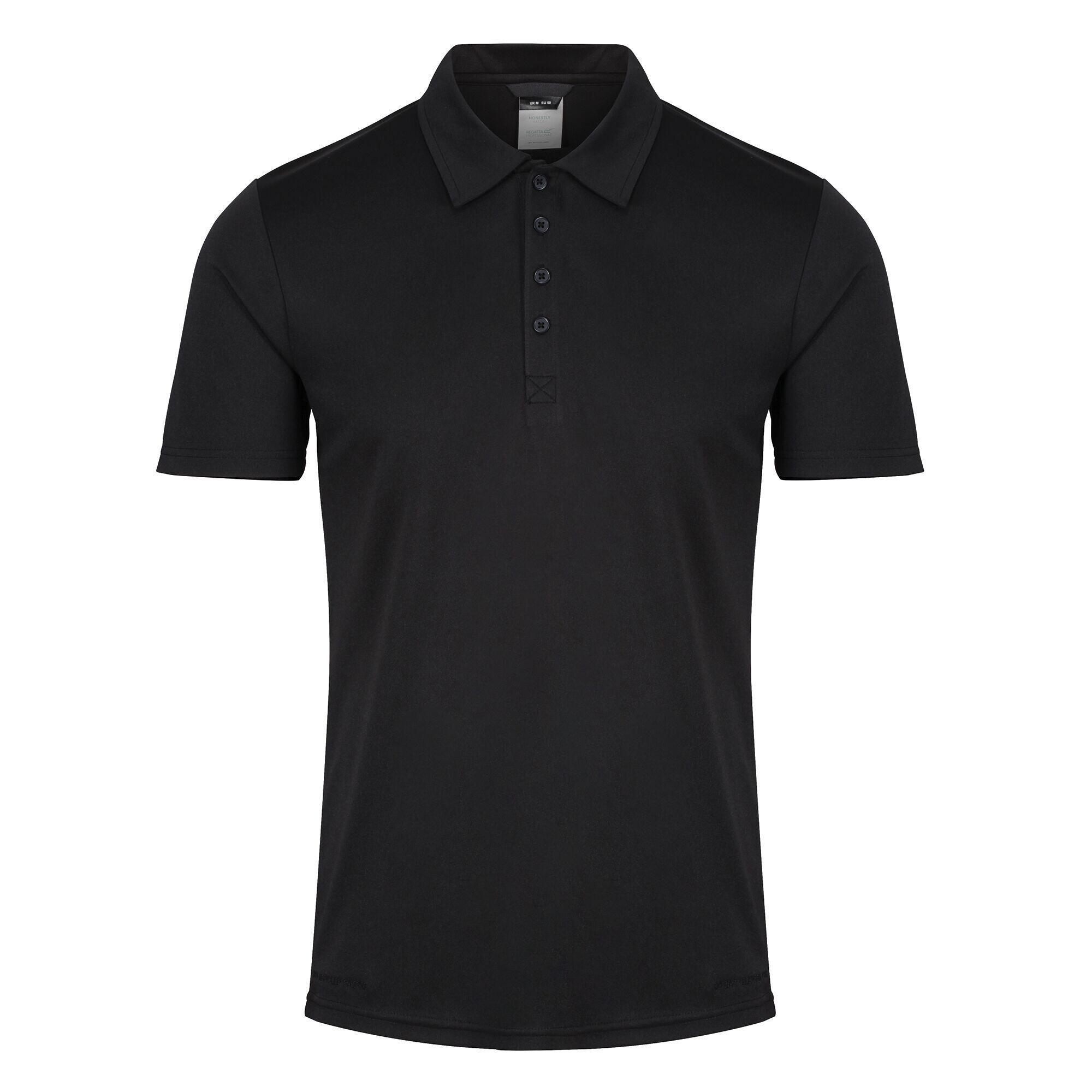 Polo Honestly Made para Hombre Negro Decathlon