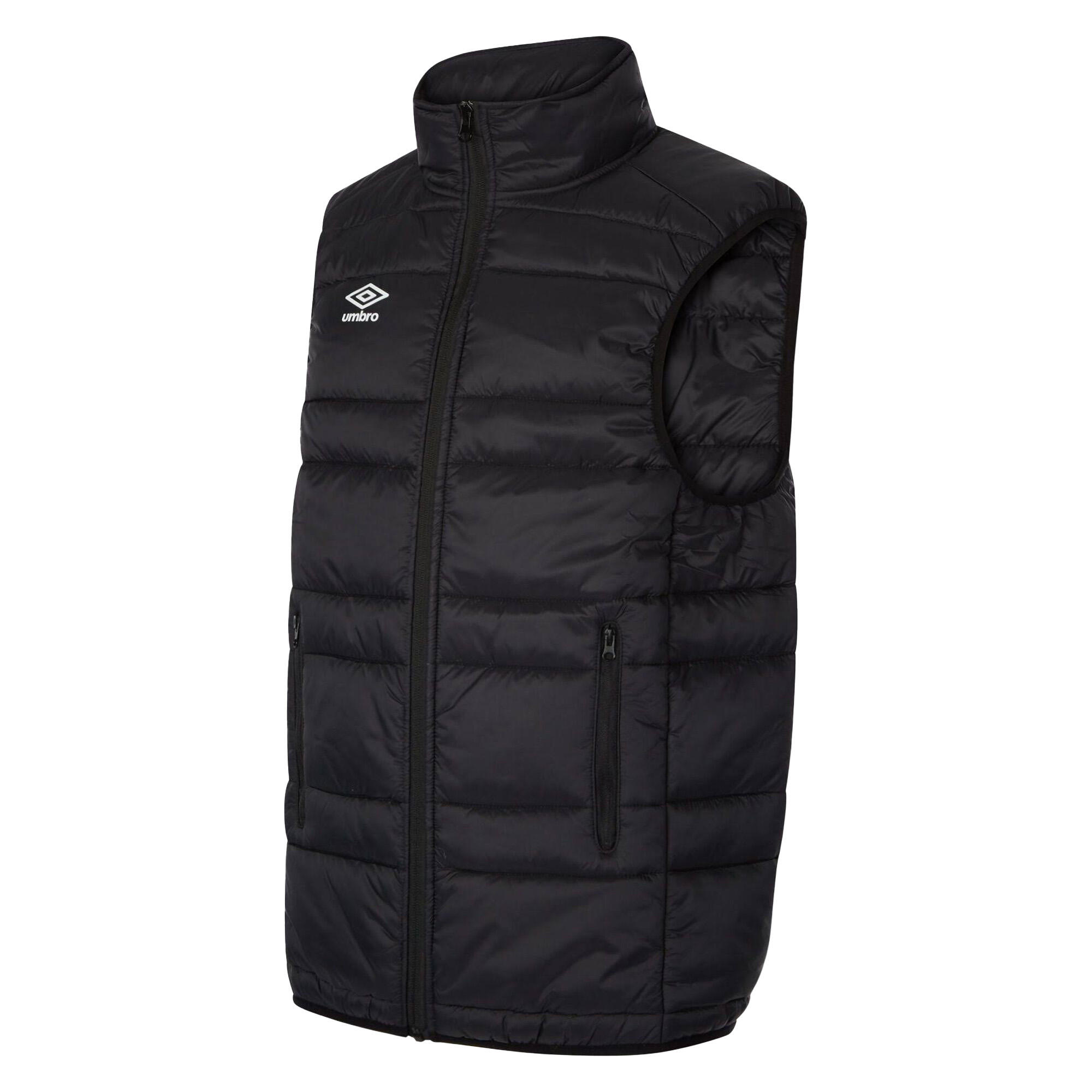 Childrens/Kids Club Essential Gilet (Black/White) 1/2