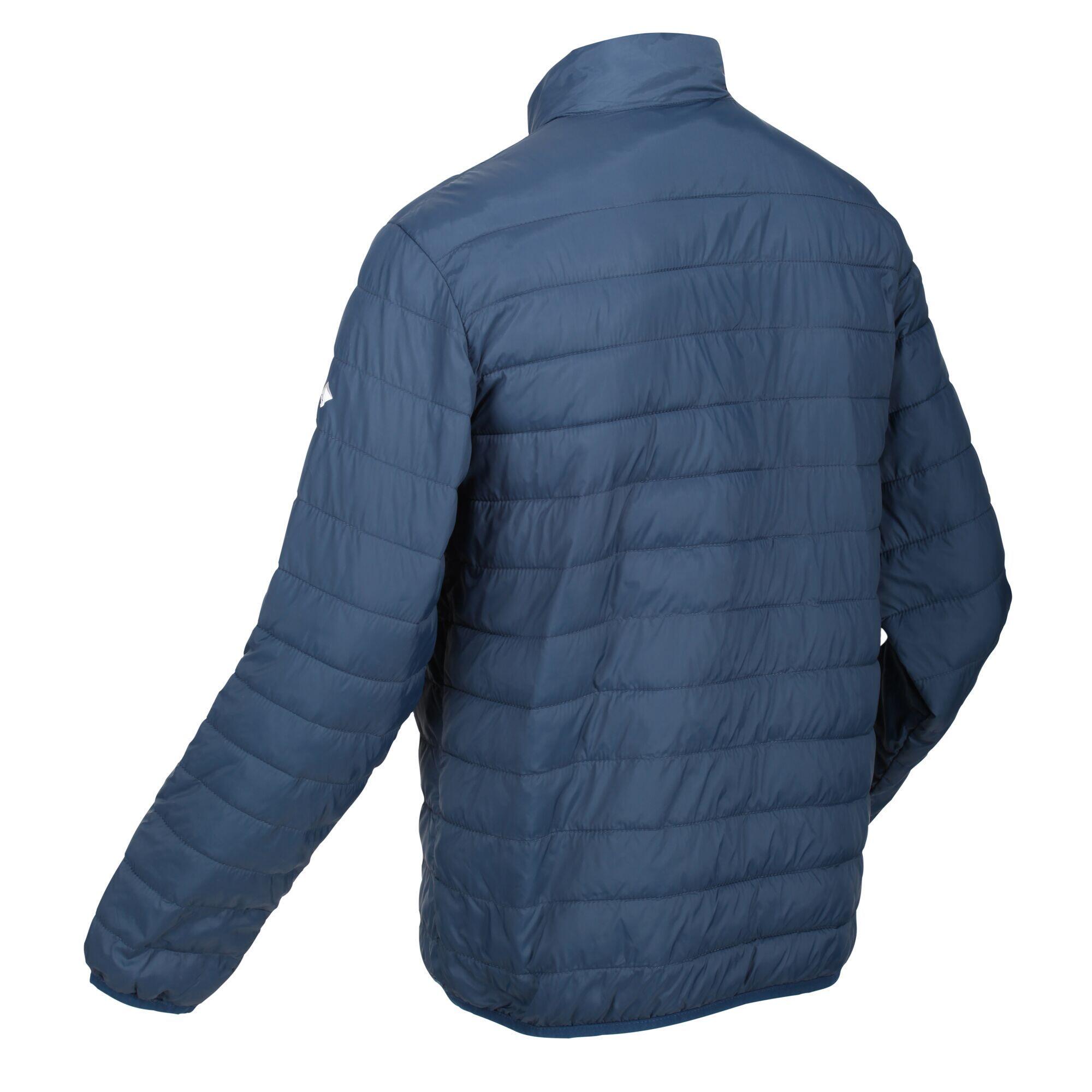 Mens Hillpack Quilted Insulated Jacket (Moonlight Denim) 3/4