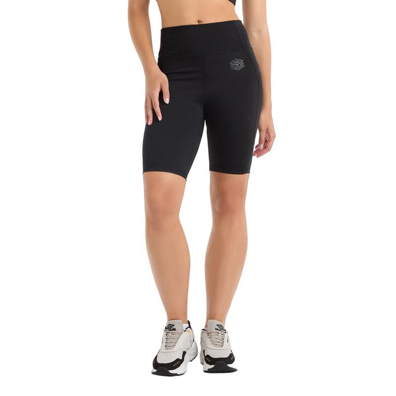 "Pro" Radlershorts für Training Damen Schwarz