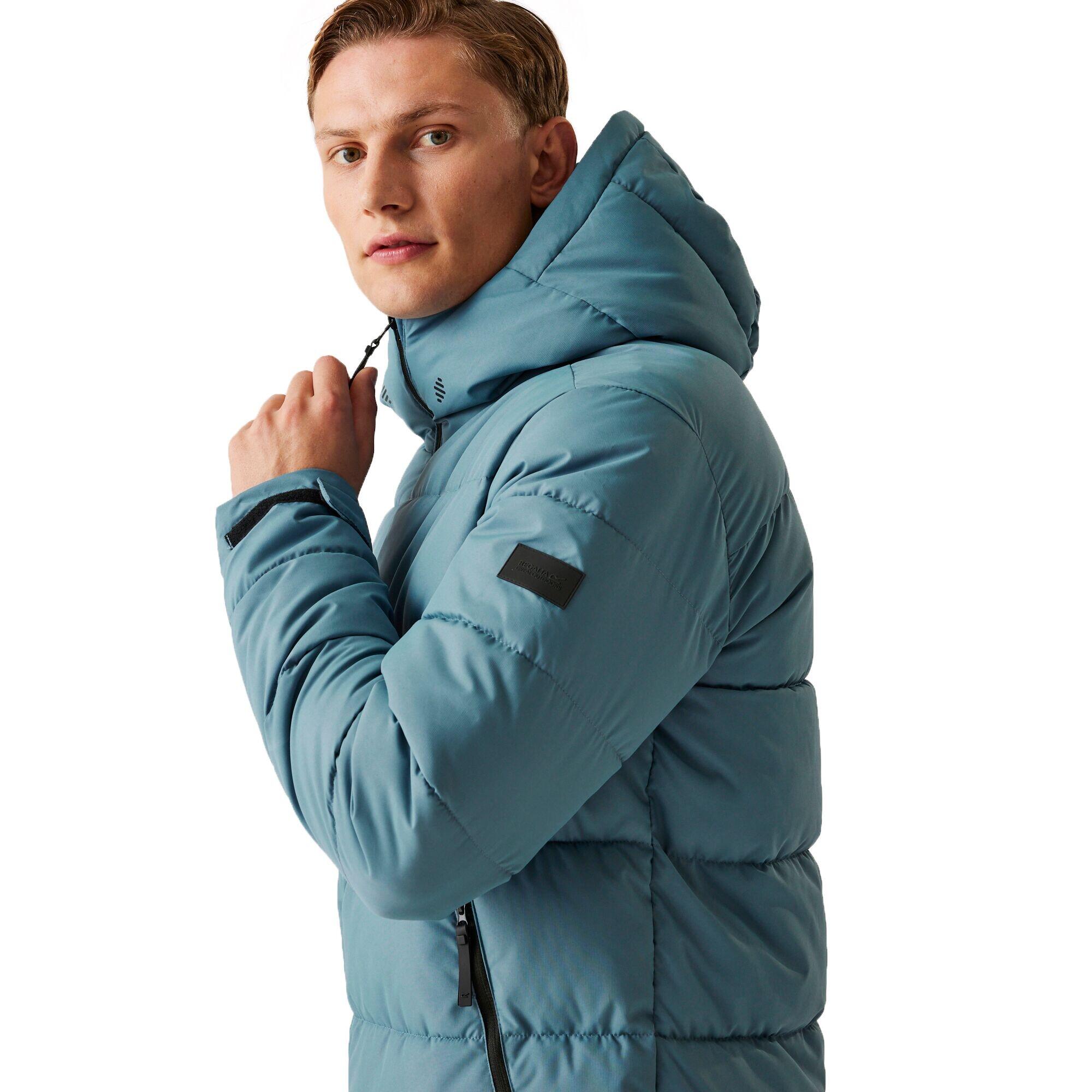 Men's HALLIN quilted jacket (Light blue)