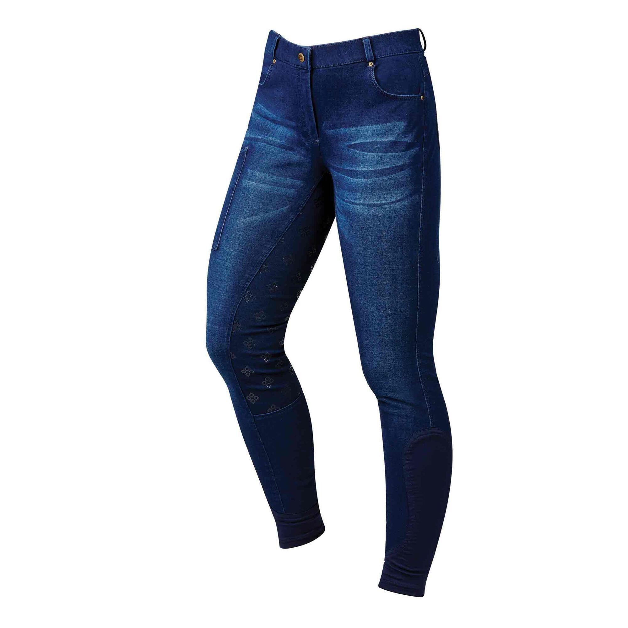 DUBLIN Womens/Ladies Shona Denim Breeches (Light Blue)