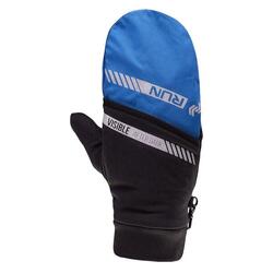 Heren Nusa II Logo Handschoenen (Zwart/Monaco-blauw)