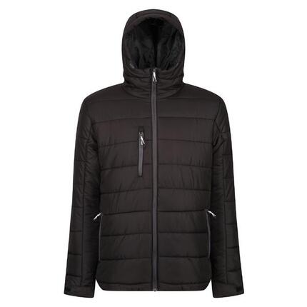 Veste Matelassée Homme (Noir / Orange Vif)