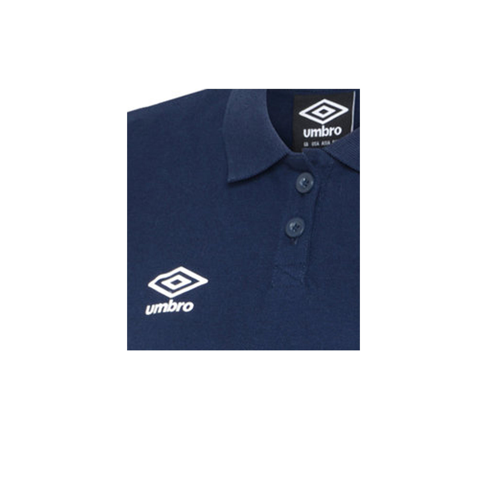 Womens/Ladies Club Essential Polo Shirt (Dark Navy/White) 3/3