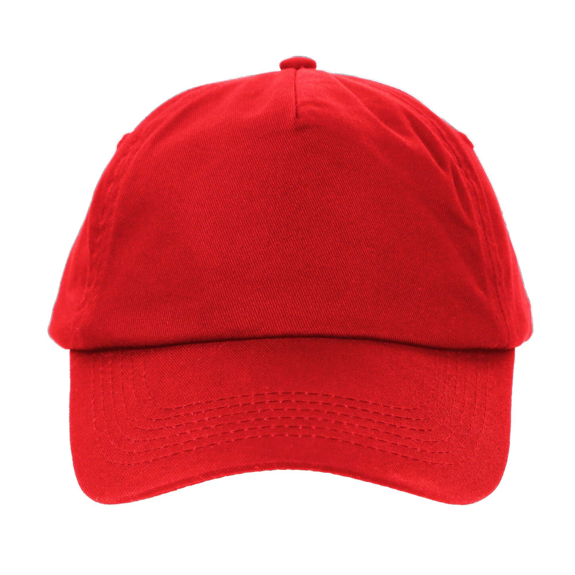 Cappello da baseball per adulti (rosso classico)