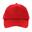 Casquette de baseball Adulte (Rouge classique)