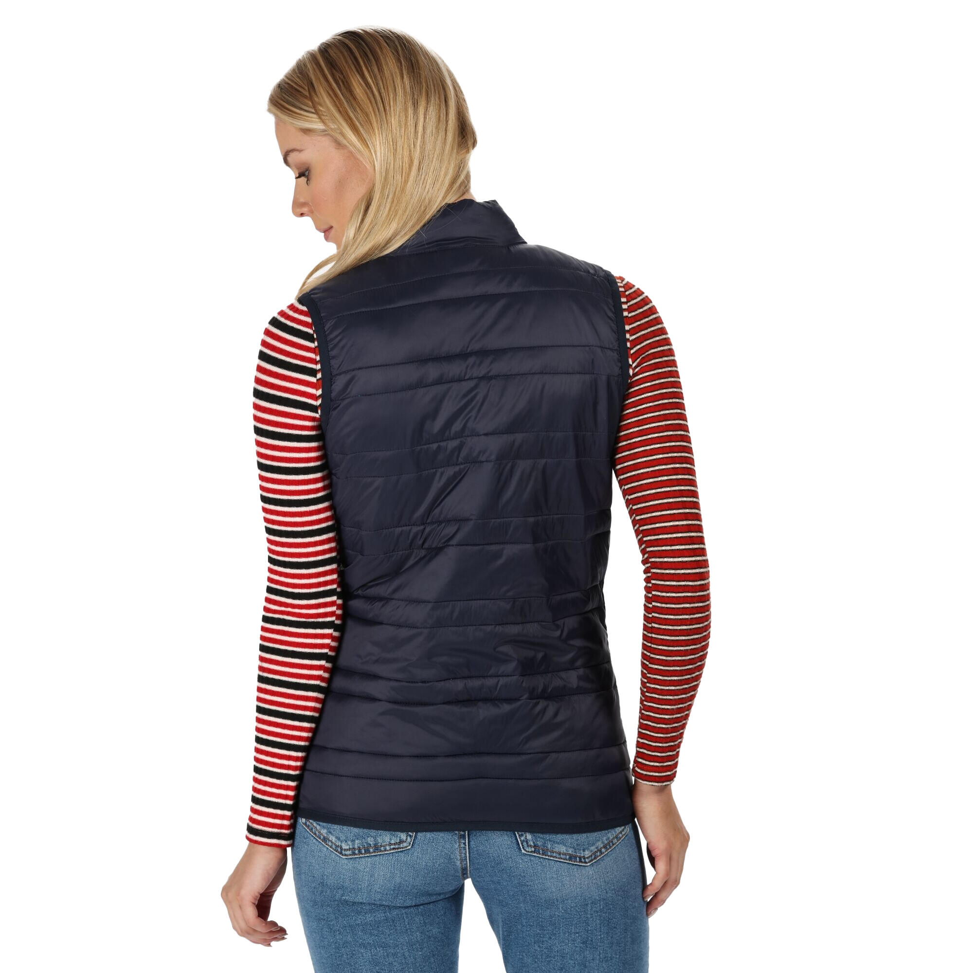 Professional Ladies/Womens Firedown Insulated Bodywarmer (Navy/French Blue) 2/5