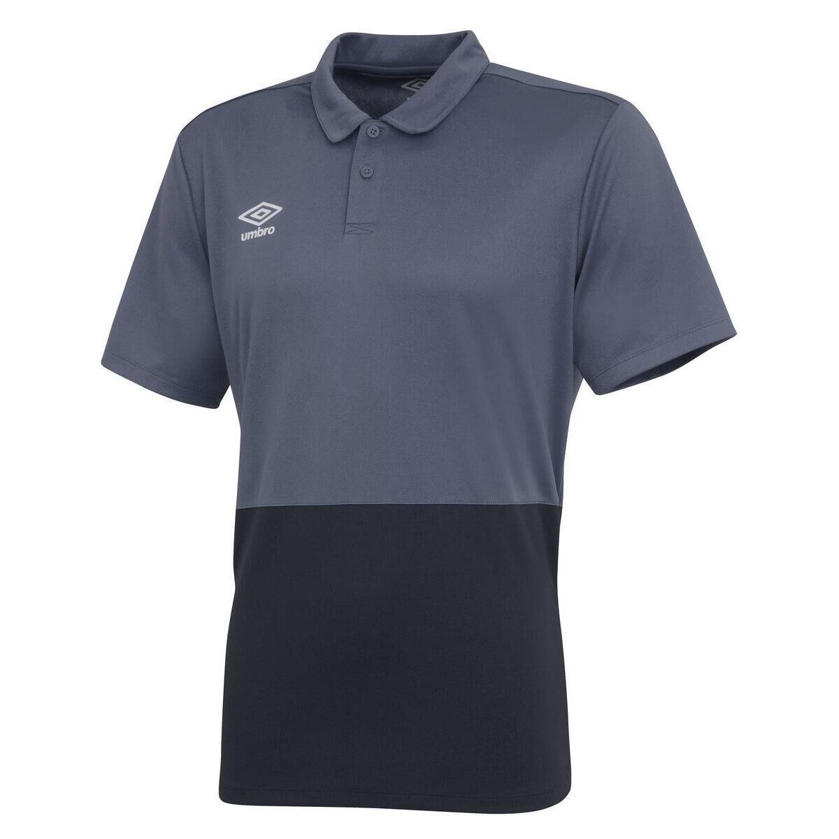 UMBRO Mens Polyester Polo Shirt (Carbon/Black)