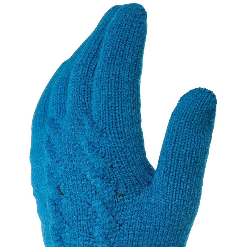 Dames Ottilie Gebreide Handschoenen (Kosmisch Blauw)