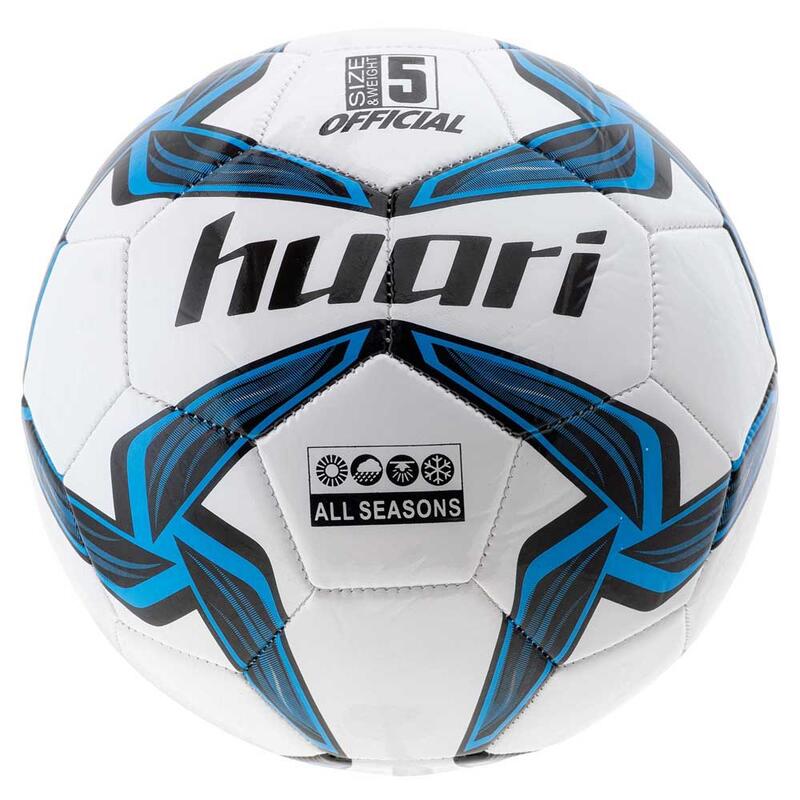 Ballon de foot NAZARE (Blanc / Bleu / Noir)