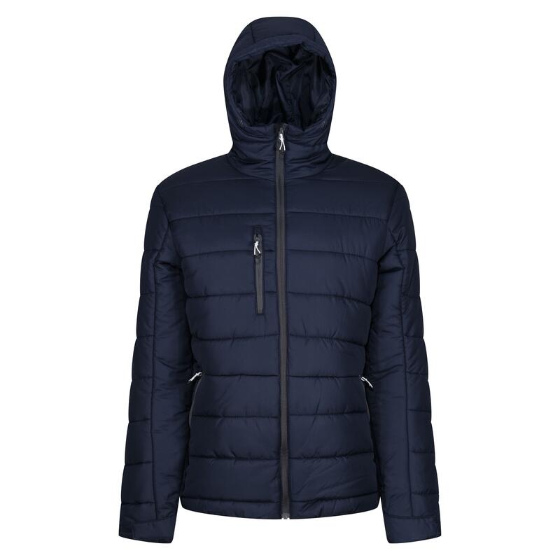 "Navigate" Steppjacke für Herren Marineblau/Mittelgrau