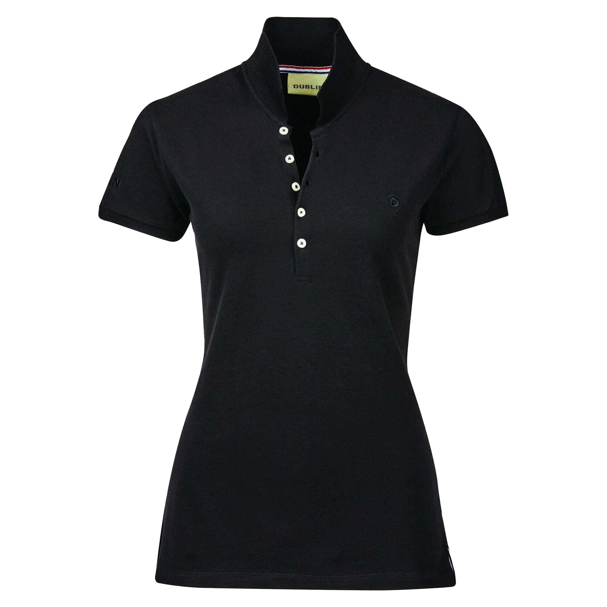 Women's LILY polo shirt (Black)