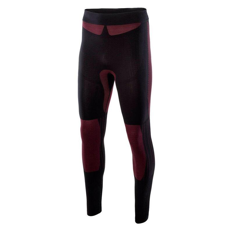 Bas thermique HINO Homme (Noir / Rouge foncé)