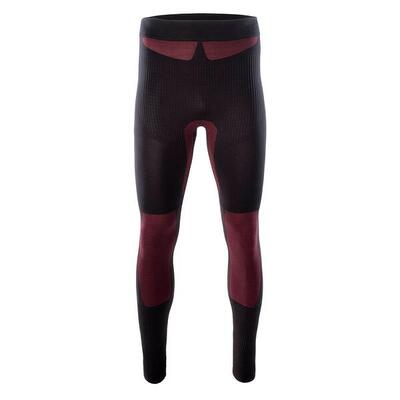 Leggins Termici Uomo Hi-Tec Hino Nero Rosso Scuro