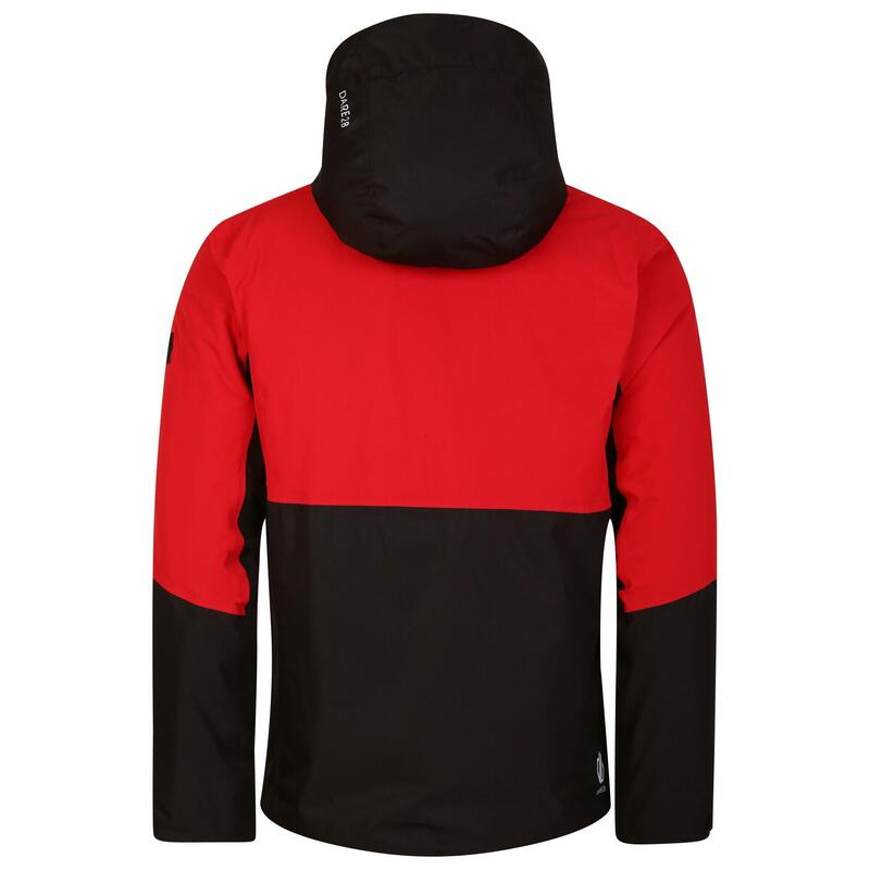 Heren Precision Ski jas (Gevaar rood/zwart)