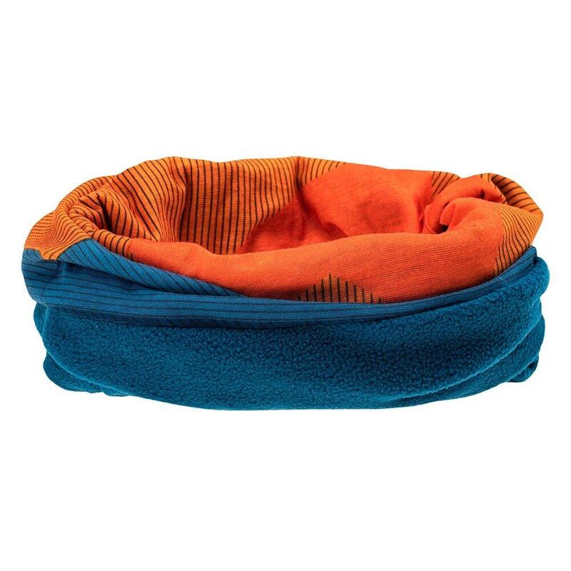 Cachecou RINE Adulte (Orange / Bleu sarcelle foncé)