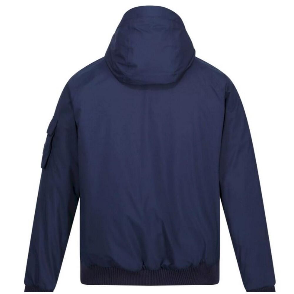 Giacca Impermeabile Con Cappuccio Uomo Regatta Faizan Blu Navy 2/4
