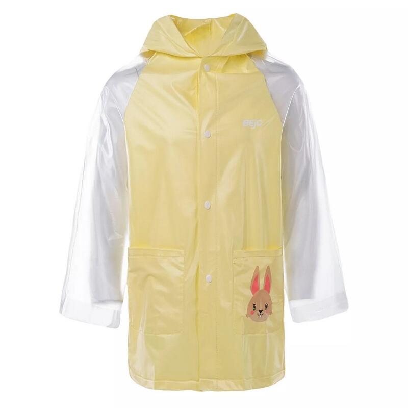 Capa de chuva de coelho para crianças/jovens Amarelo