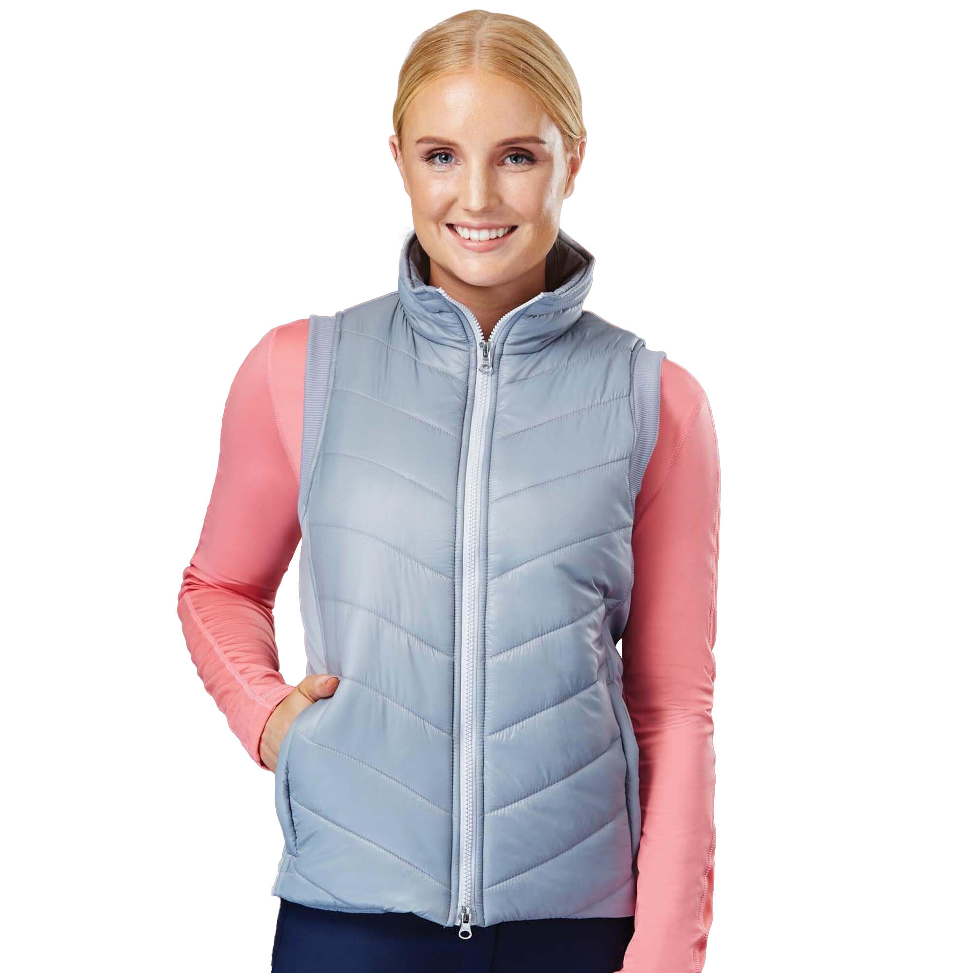 Women's VELA sleeveless jacket (Grey)