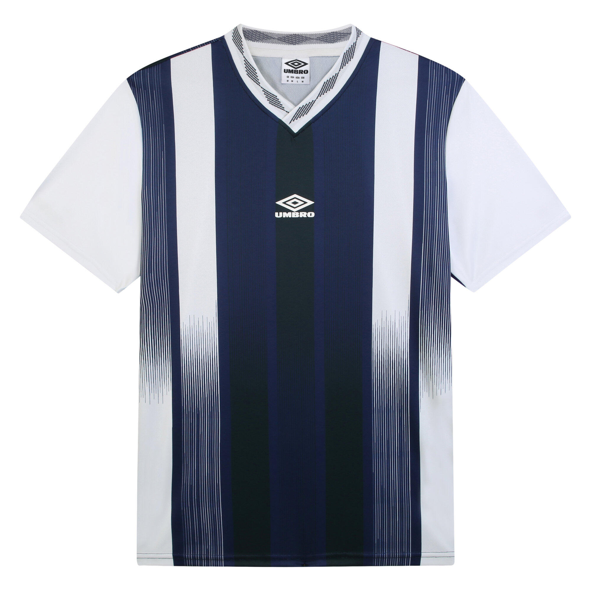 UMBRO Mens Accra Football Jersey (Midnight Sail/White)