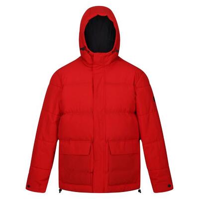 Heren falkner gewatteerd jack (gevaar rood)
