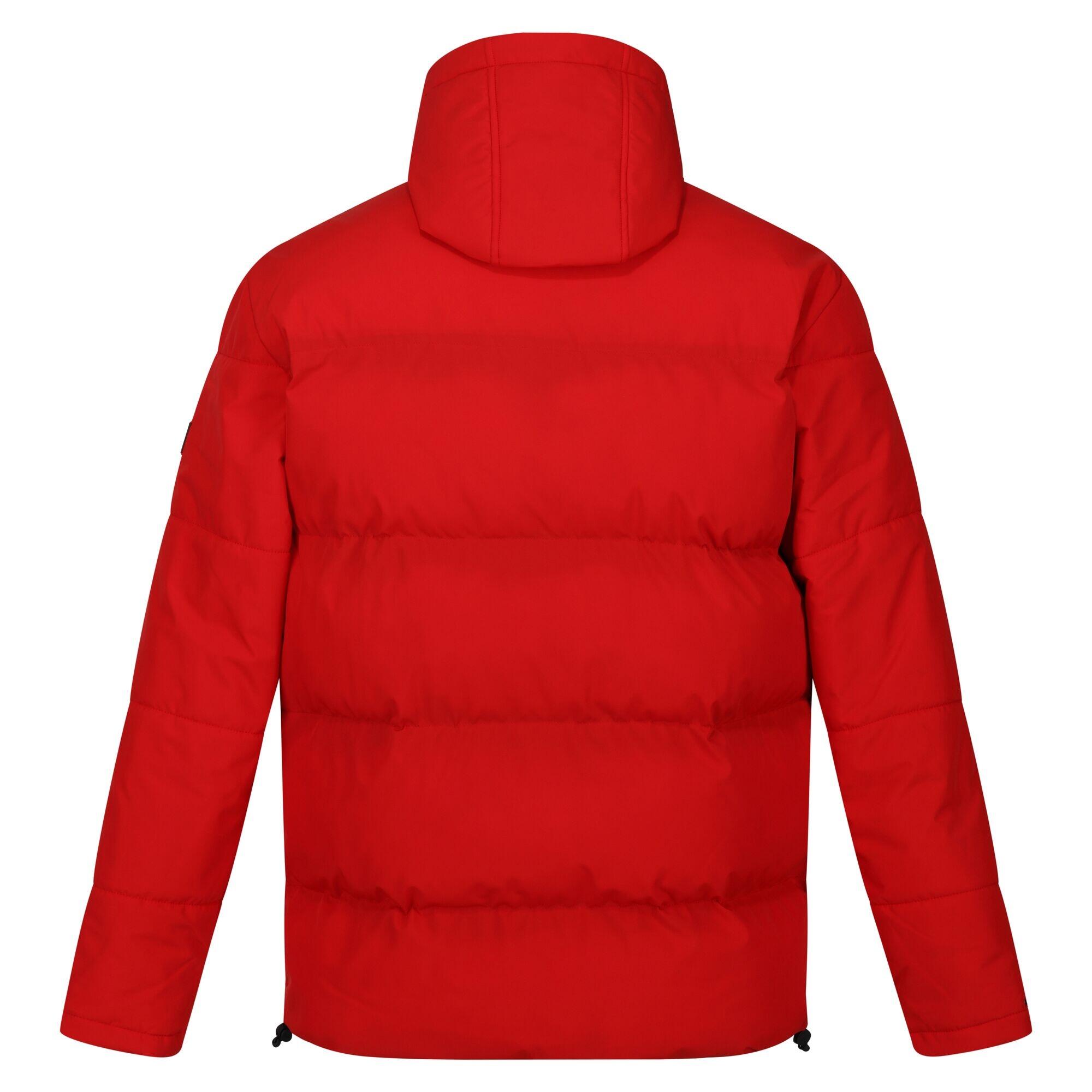 Men's FALKNER quilted jacket (Danger red)